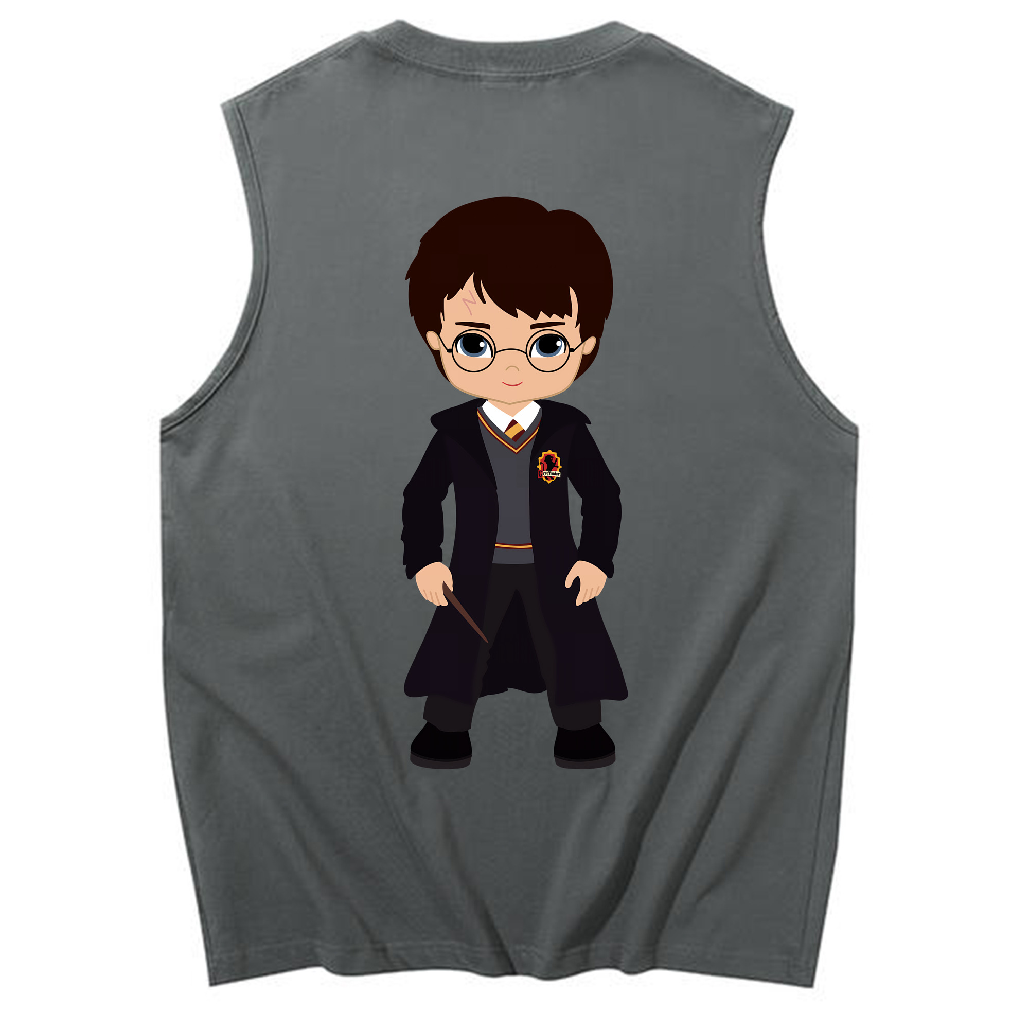 （画像用） Harry Potter ハリー・ポッターシリーズ コットン100％タンクトップ（背面プリント）